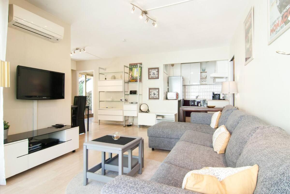 Elegant Apt W/2 Terraces/Mins To Beach & Shops Антиб Екстериор снимка