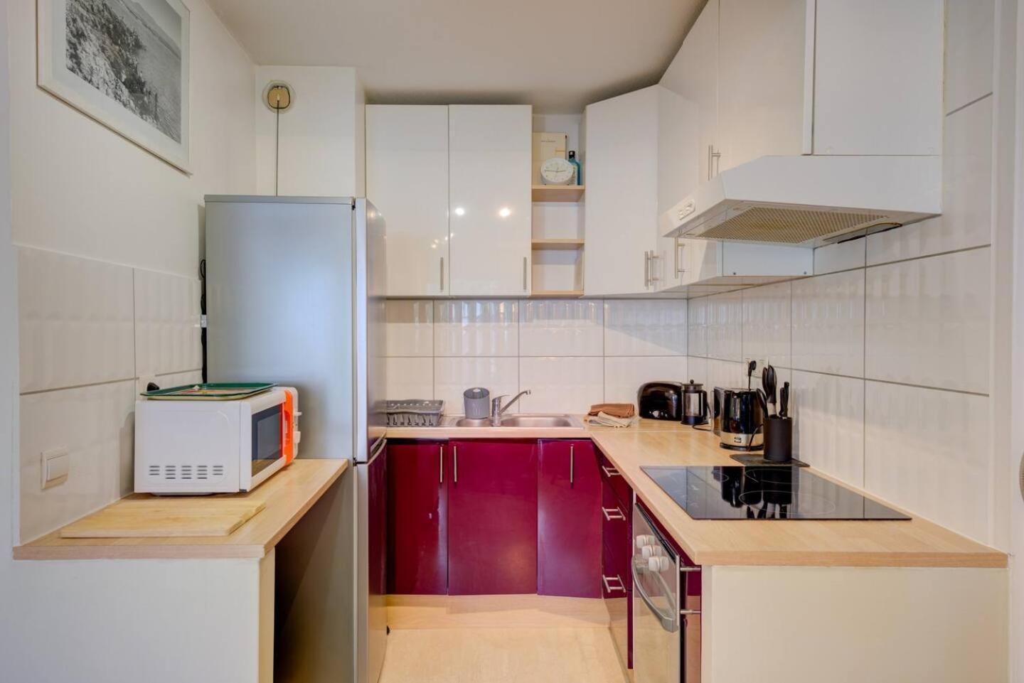 Elegant Apt W/2 Terraces/Mins To Beach & Shops Антиб Екстериор снимка
